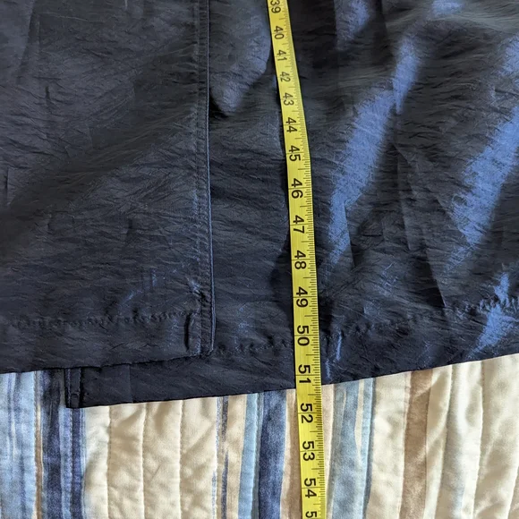 Vintage La Vogue Women's Deep Blue Trench Coat - Picture 10 of 10